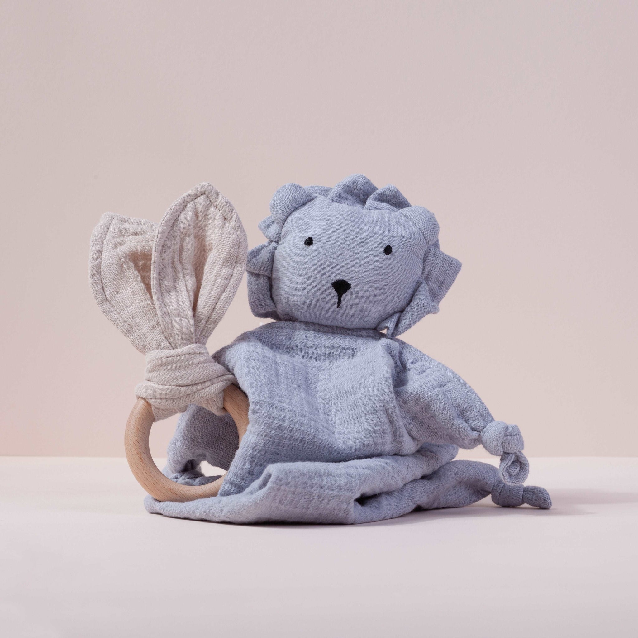 Gift Set Duo – Lion Comforter & Bunny Teether