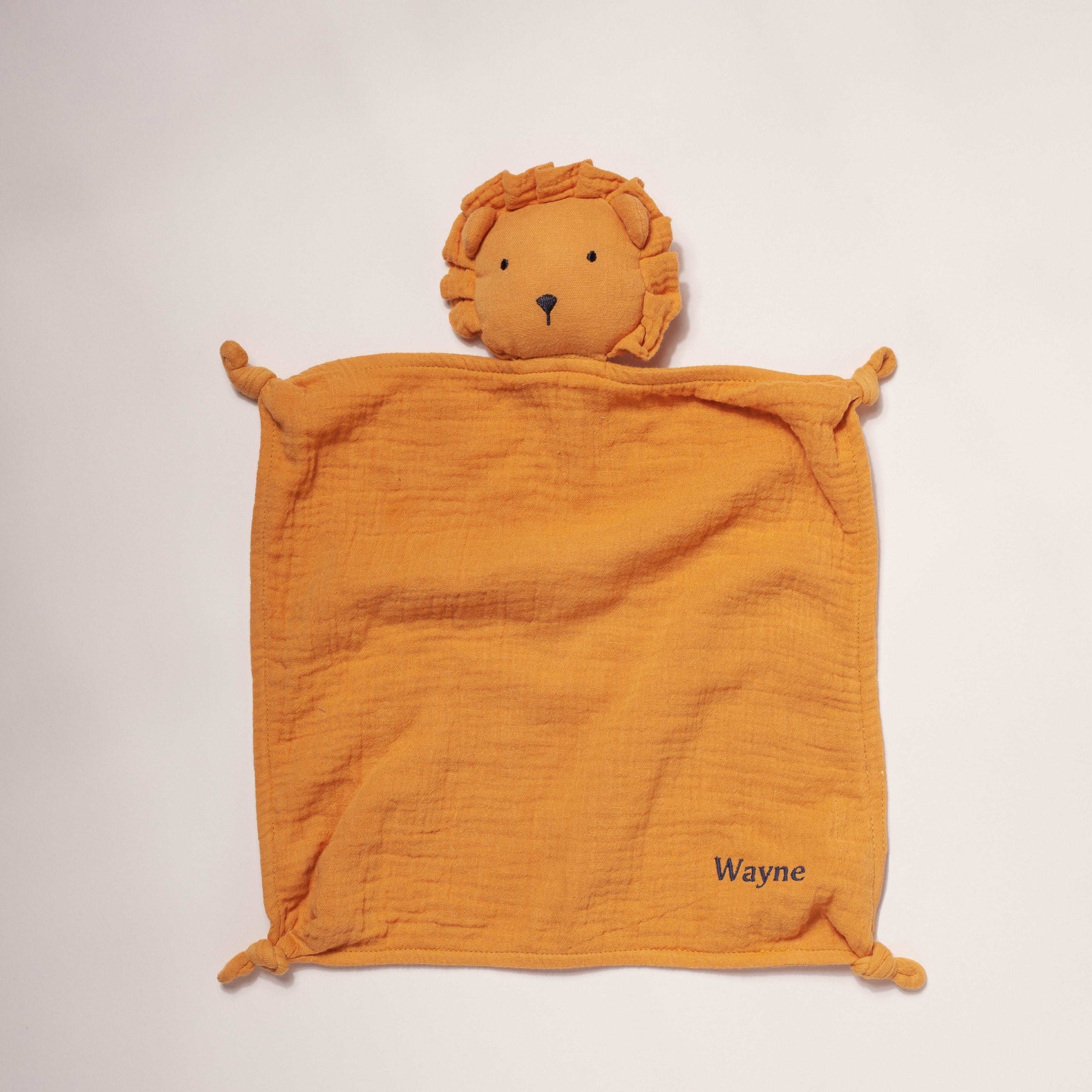 Baby Comforter - Mustard Lion