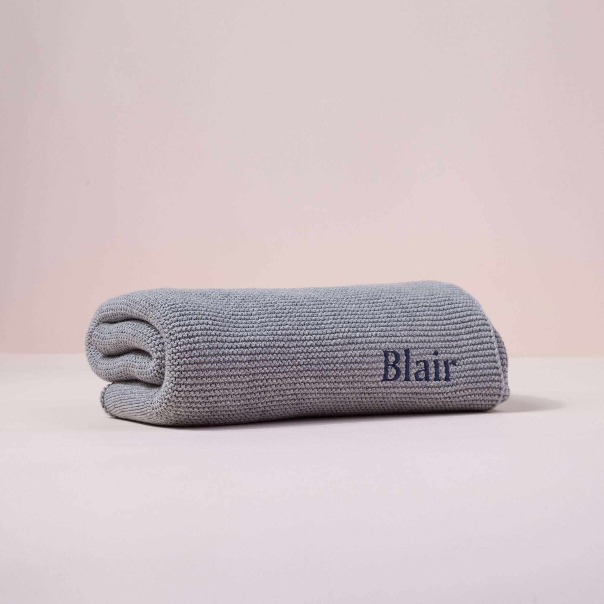 Baby Knit Blanket – Grey
