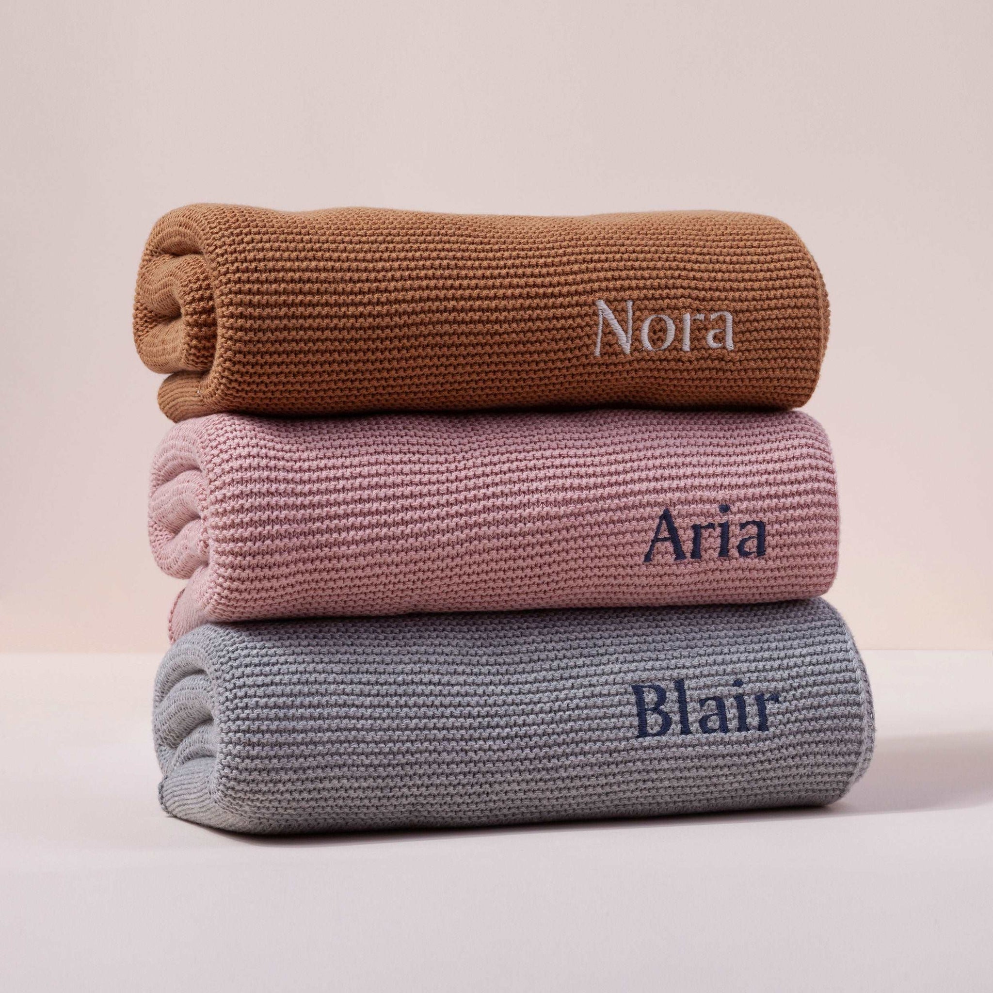 Baby Knit Blanket – Mocha