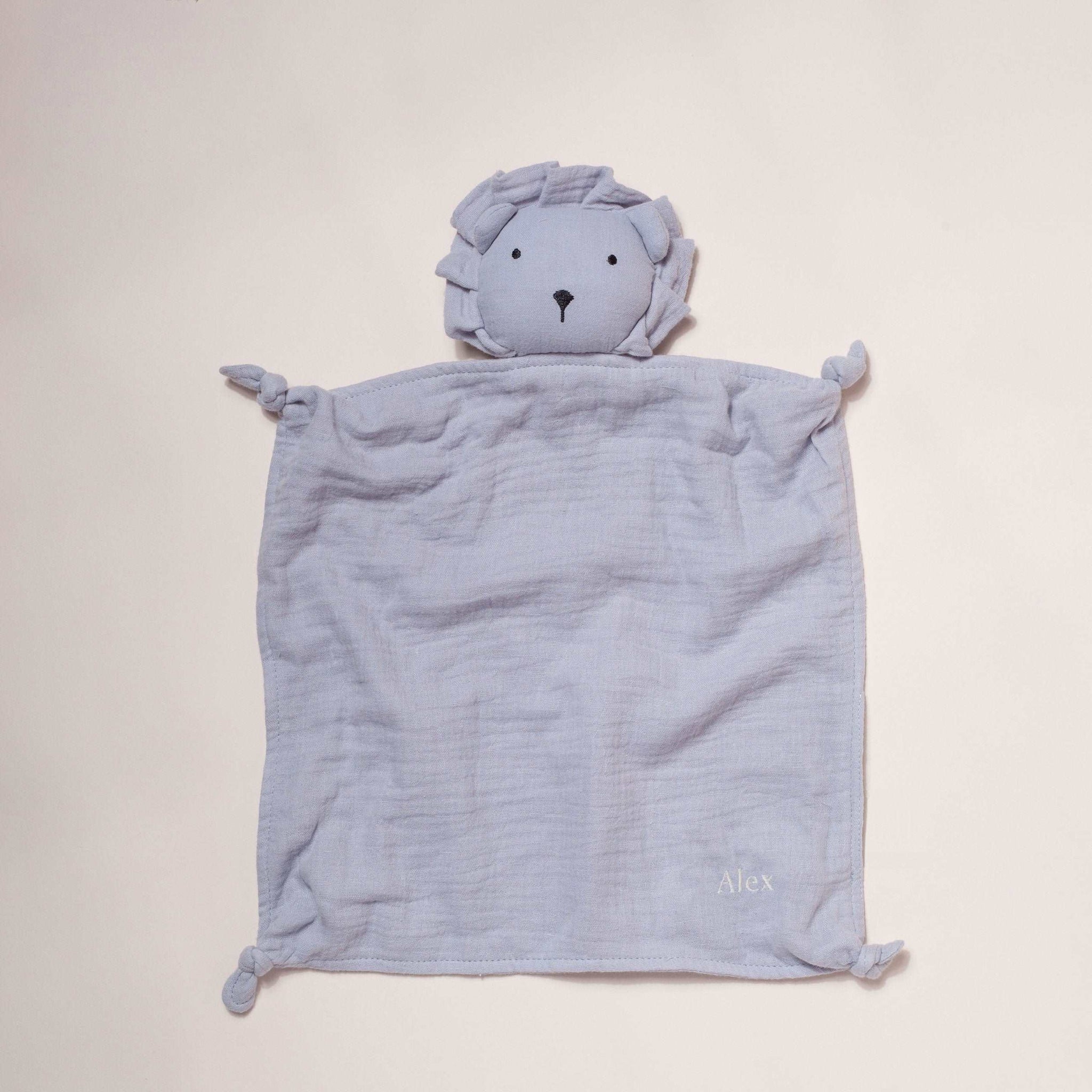 Baby Comforter - Blue Lion
